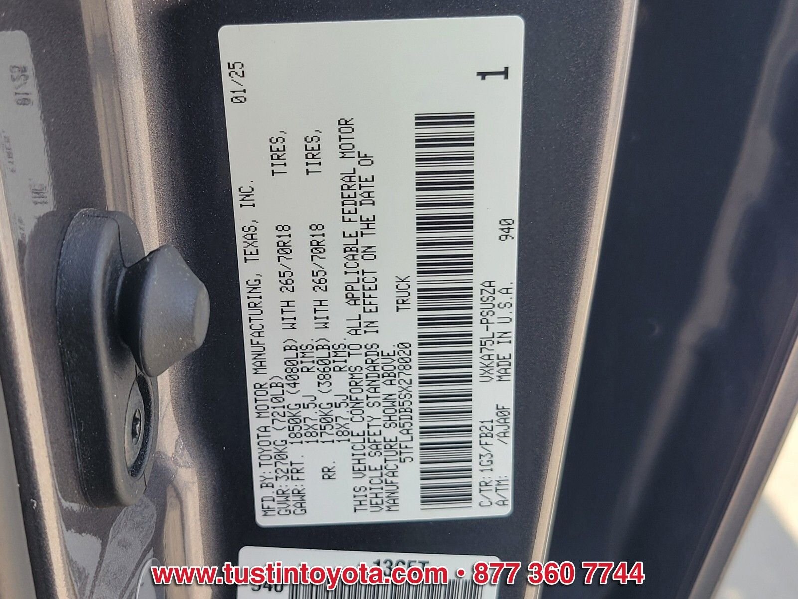 Certified Used 2025 Gray Toyota SR5 image 16