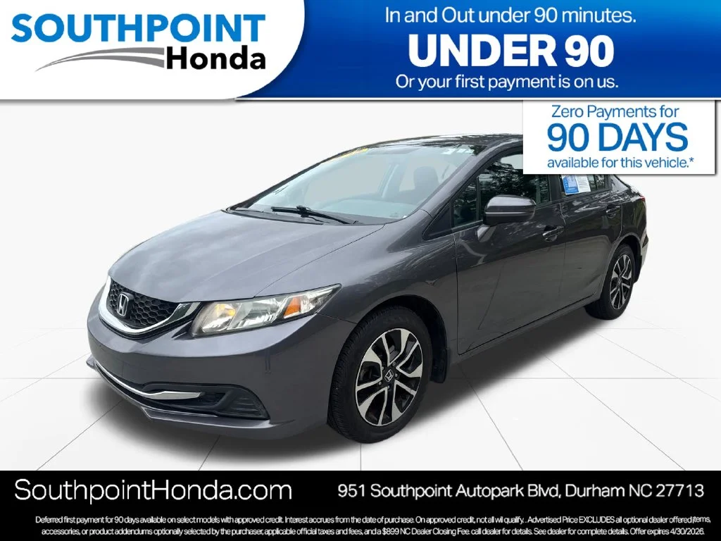Used 2014 Modern Steel Metallic Honda EX image 3