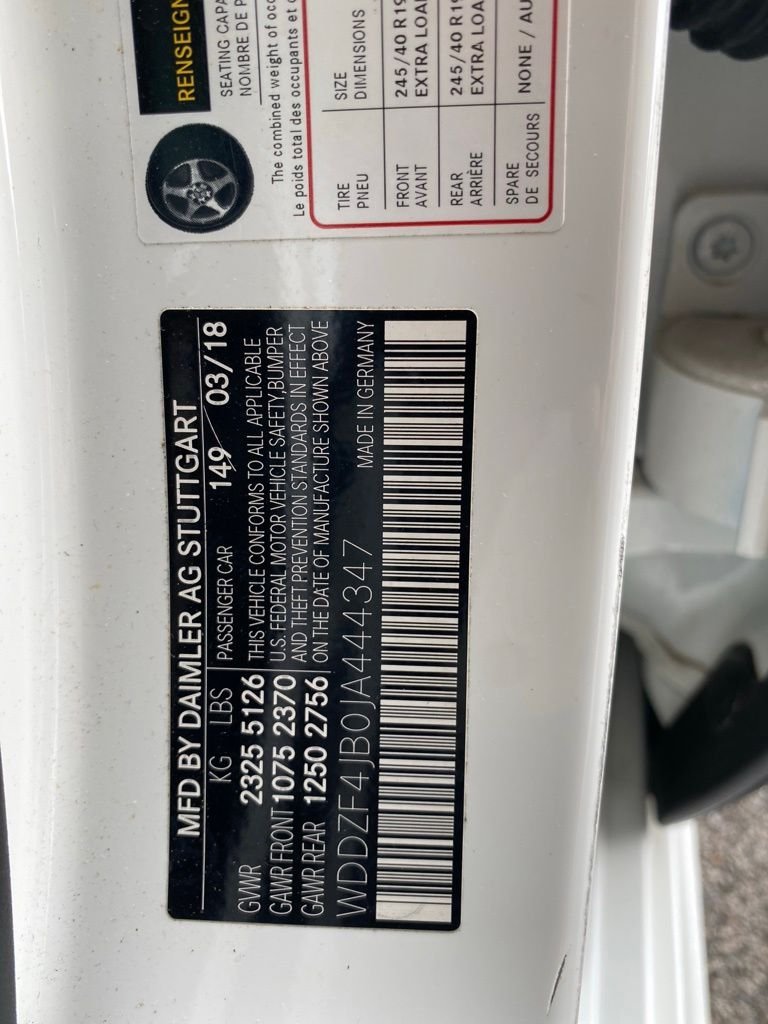 Used 2018 Polar White Mercedes-Benz E 300 image 4
