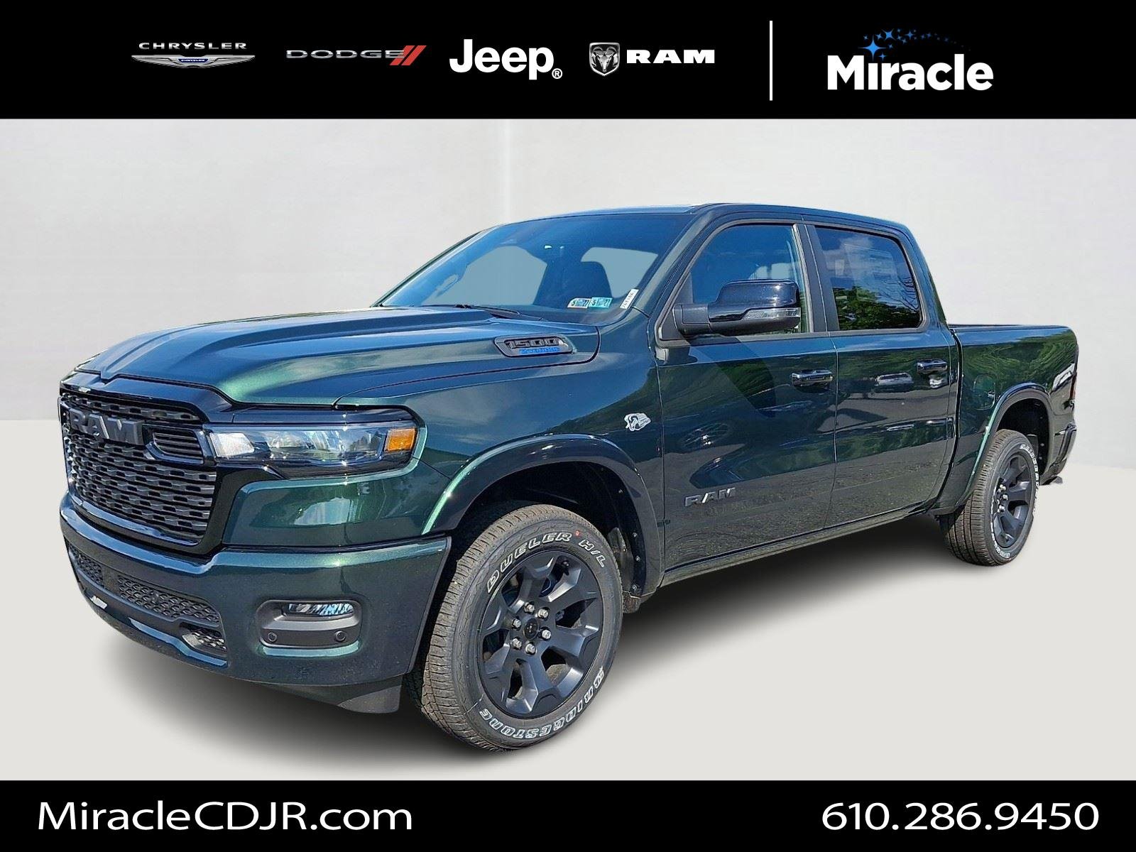 New 2026 Serrano-Green Metallic Exterior Paint RAM Big Horn image 1