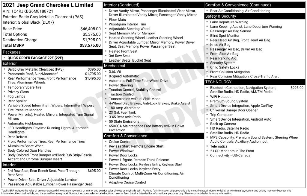 Used 2021 Gray Jeep Limited image 27