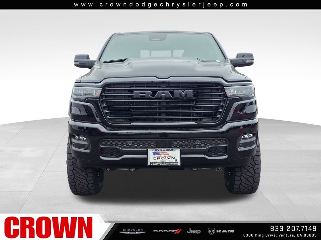 New 2026 Diamond Black Crystal Pearl-Coat Exterior Paint RAM Laramie image 2