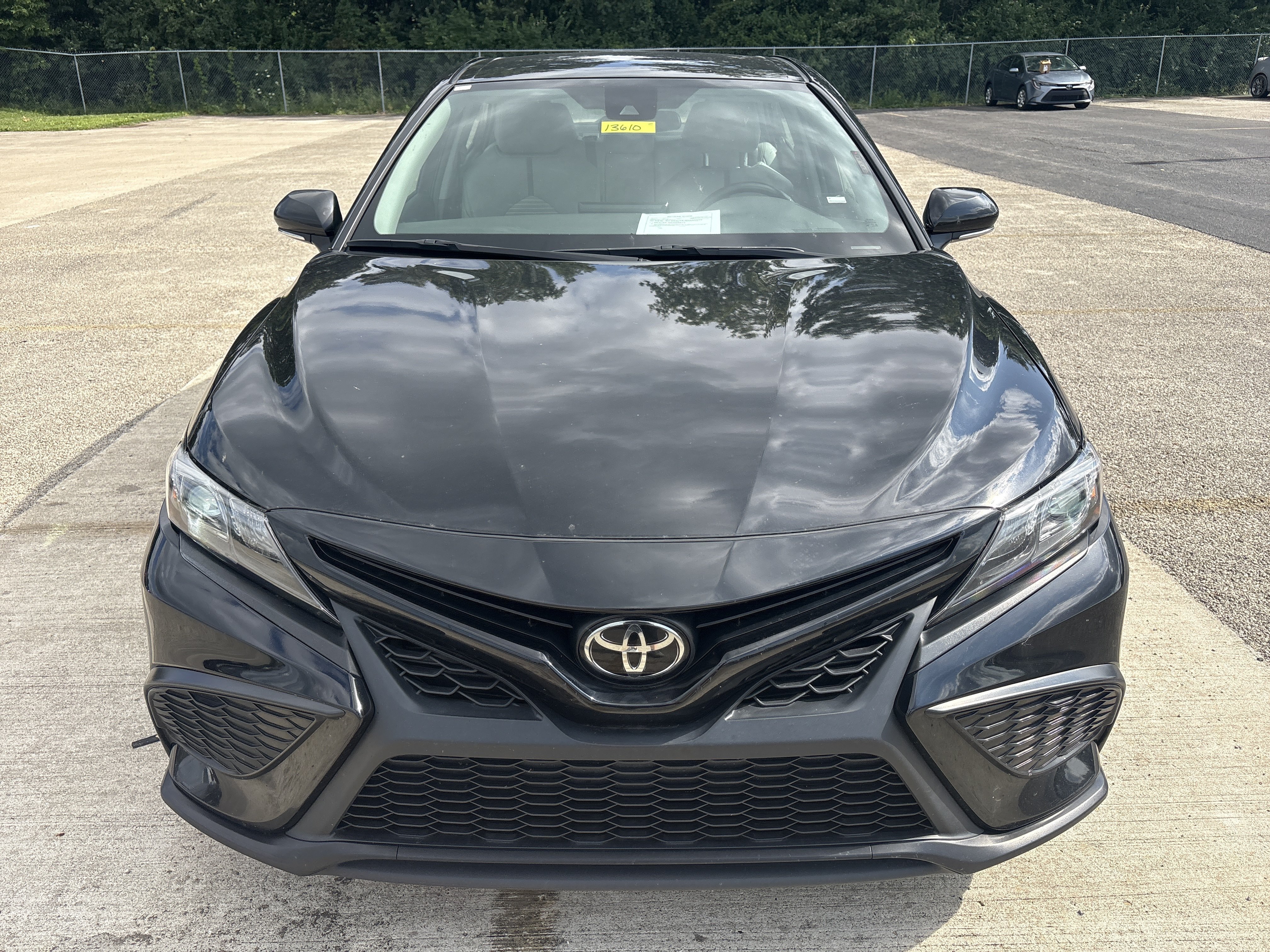 Used 2024 Midnight Black Metallic Toyota SE image 2