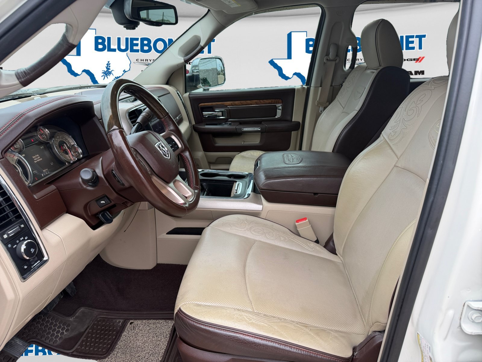 Used 2018 Pearl White Ram Longhorn image 11