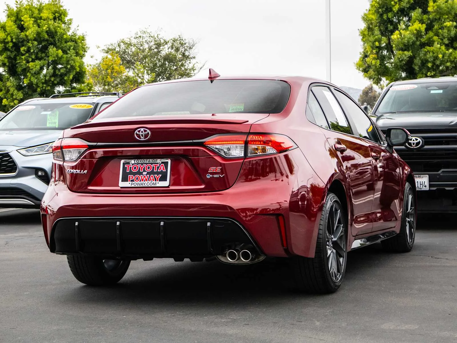 Certified Used 2026 Ruby Flare Pearl Toyota Hybrid SE image 12