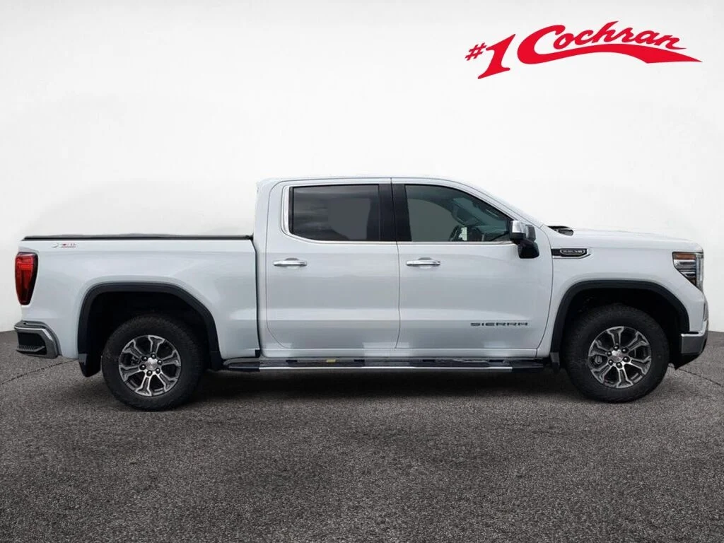 New 2026 Glacier White Tricoat GMC SLT image 9