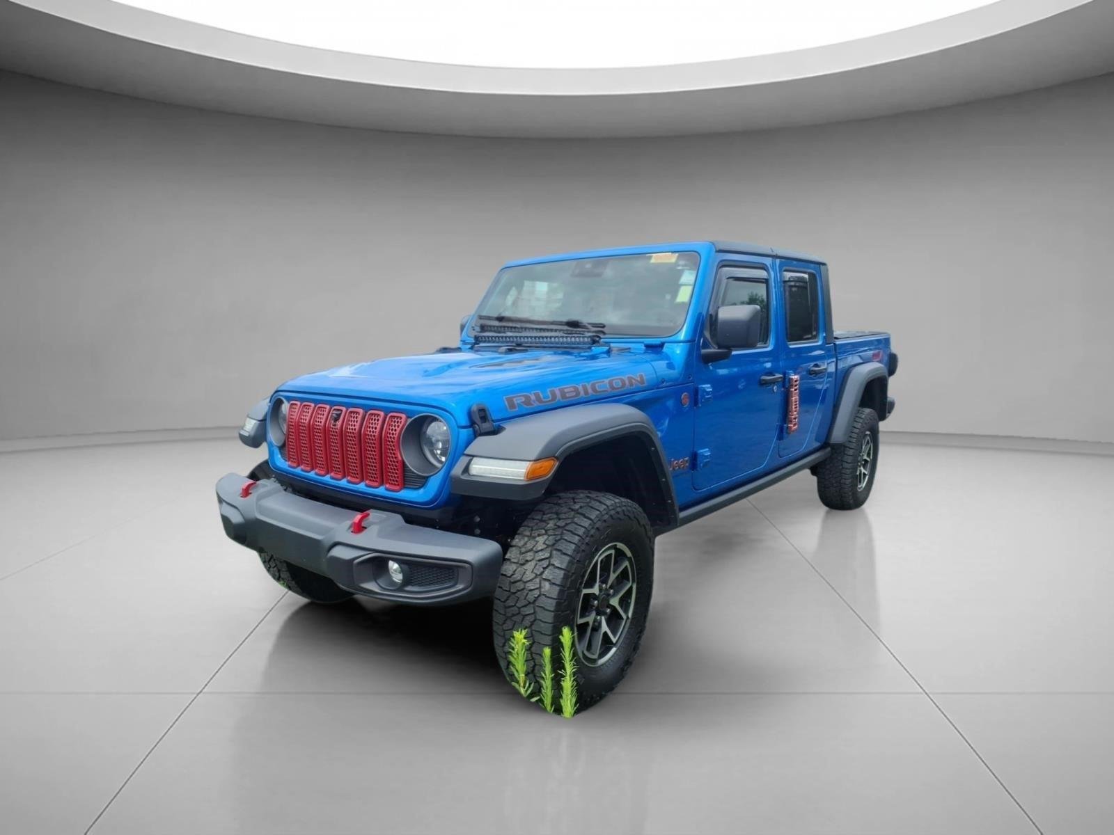 Used 2024 Hydro Blue Pearlcoat Jeep Rubicon image 1