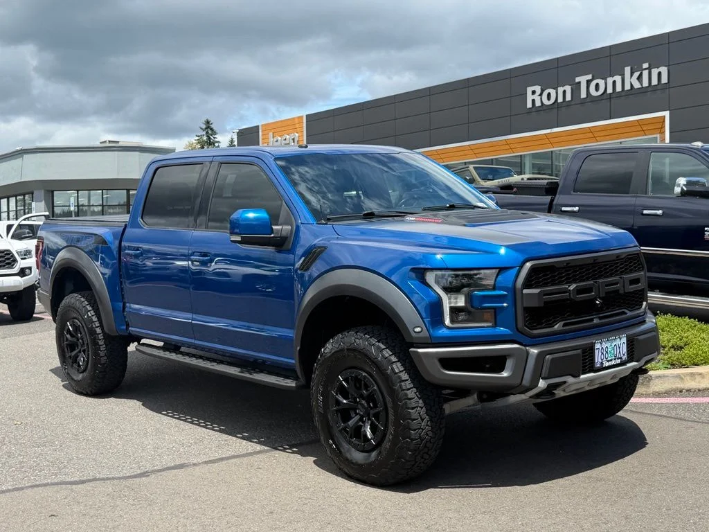 Used 2018 Lightning Blue Ford Raptor image 2