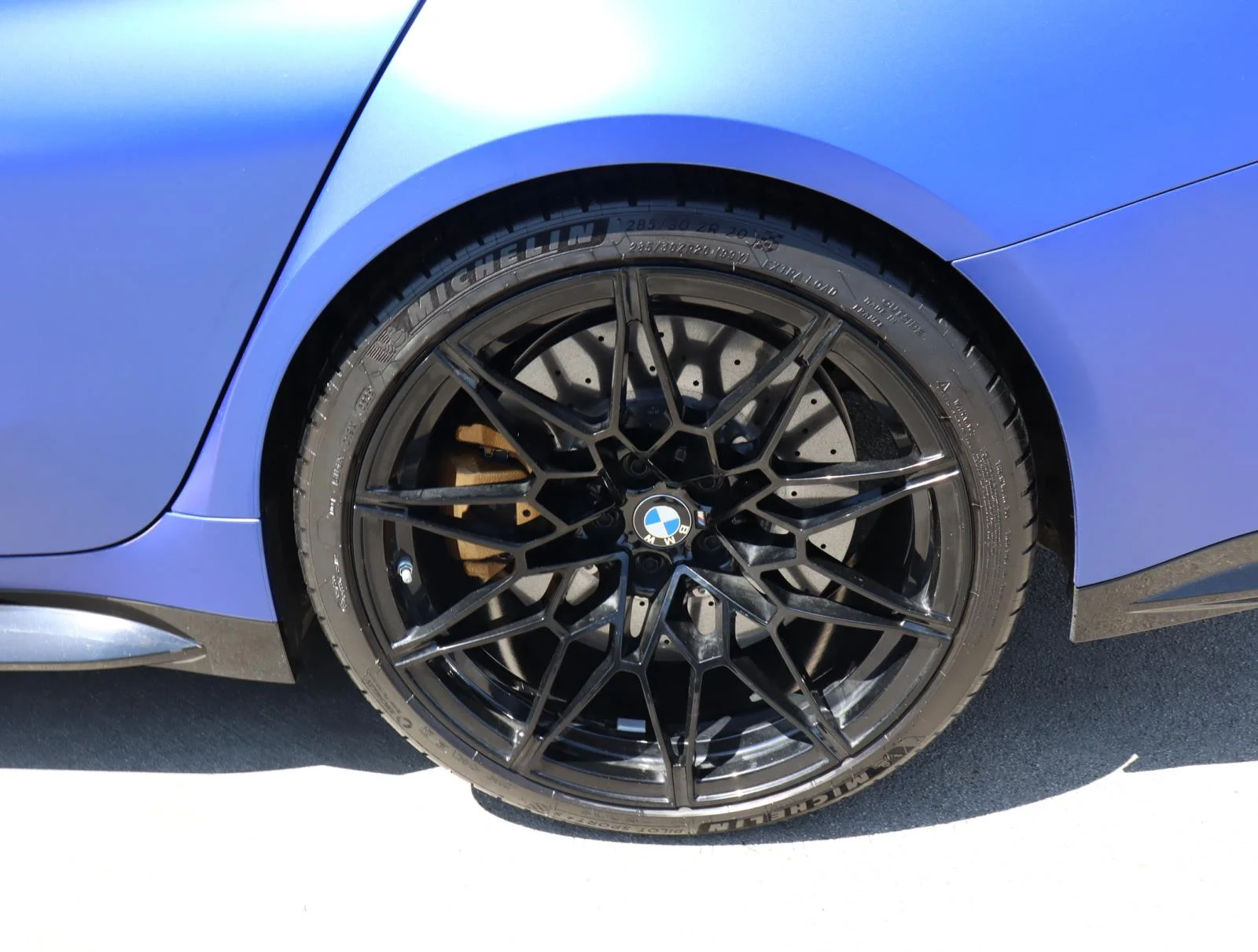 Used 2024 Frozen Portimao Blue Metallic BMW Competition Sedan image 9