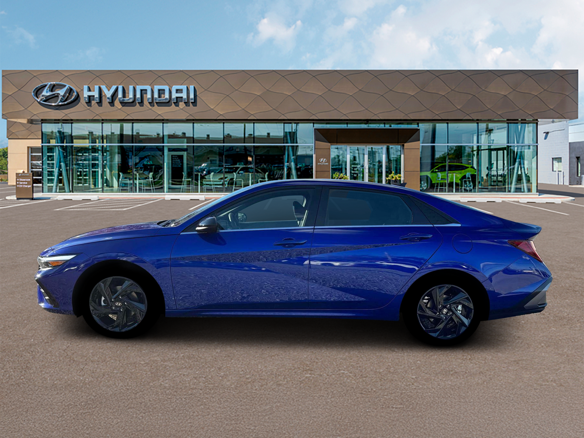 New 2026 Blue Hyundai SEL Sport image 3