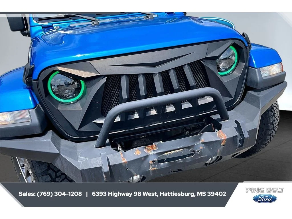 Used 2021 Hydro Blue Pearlcoat Jeep 80th Anniversary image 22