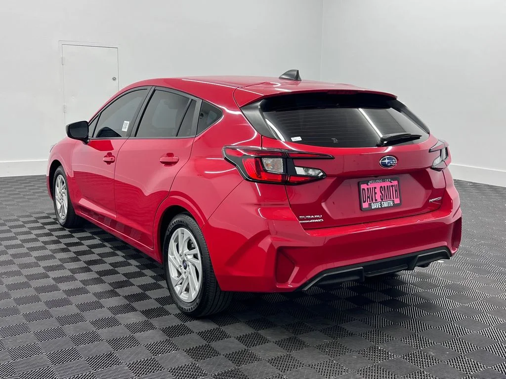 Used 2025 Pure Red Subaru Base image 3