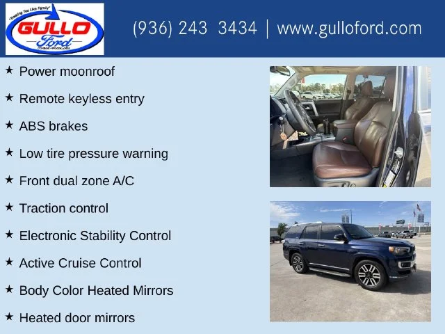 Used 2020 Nautical Blue Metallic Toyota Limited image 10