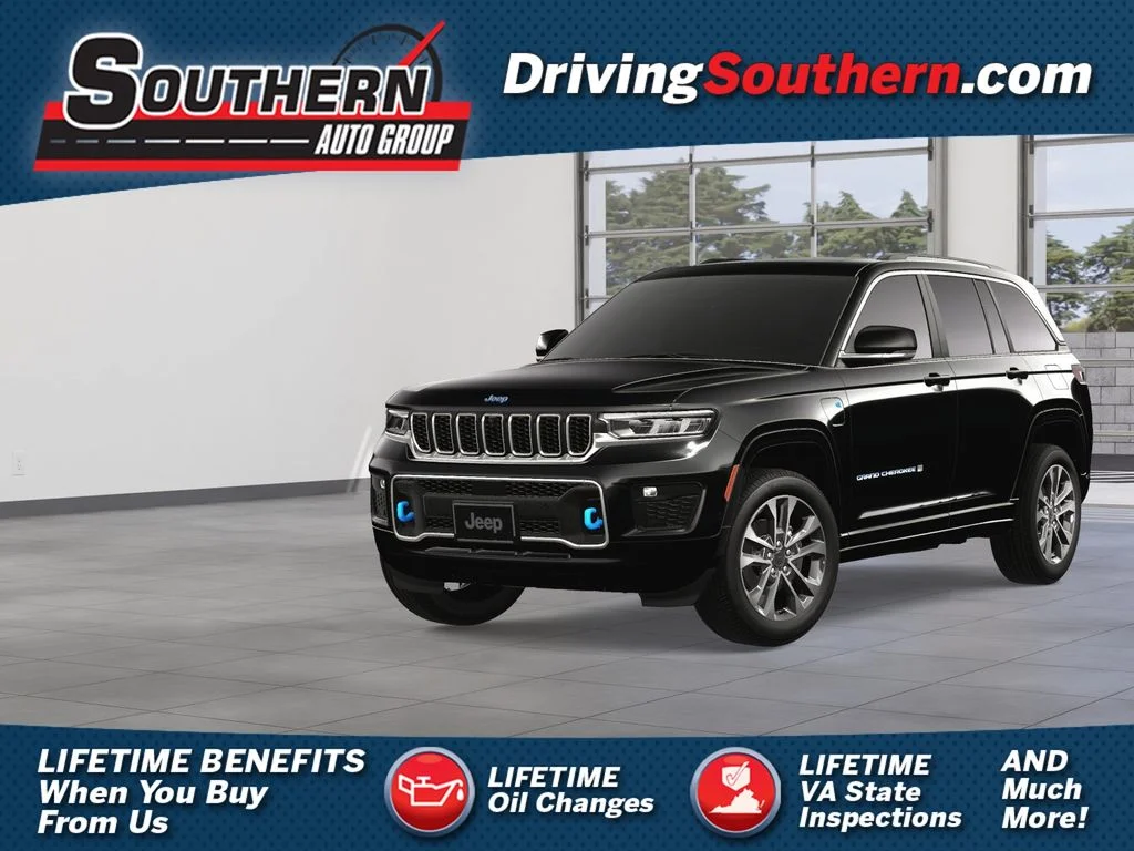 New 2024 Diamond Black Crystal Pearl-Coat Exterior Paint Jeep Overland 4xe image 1