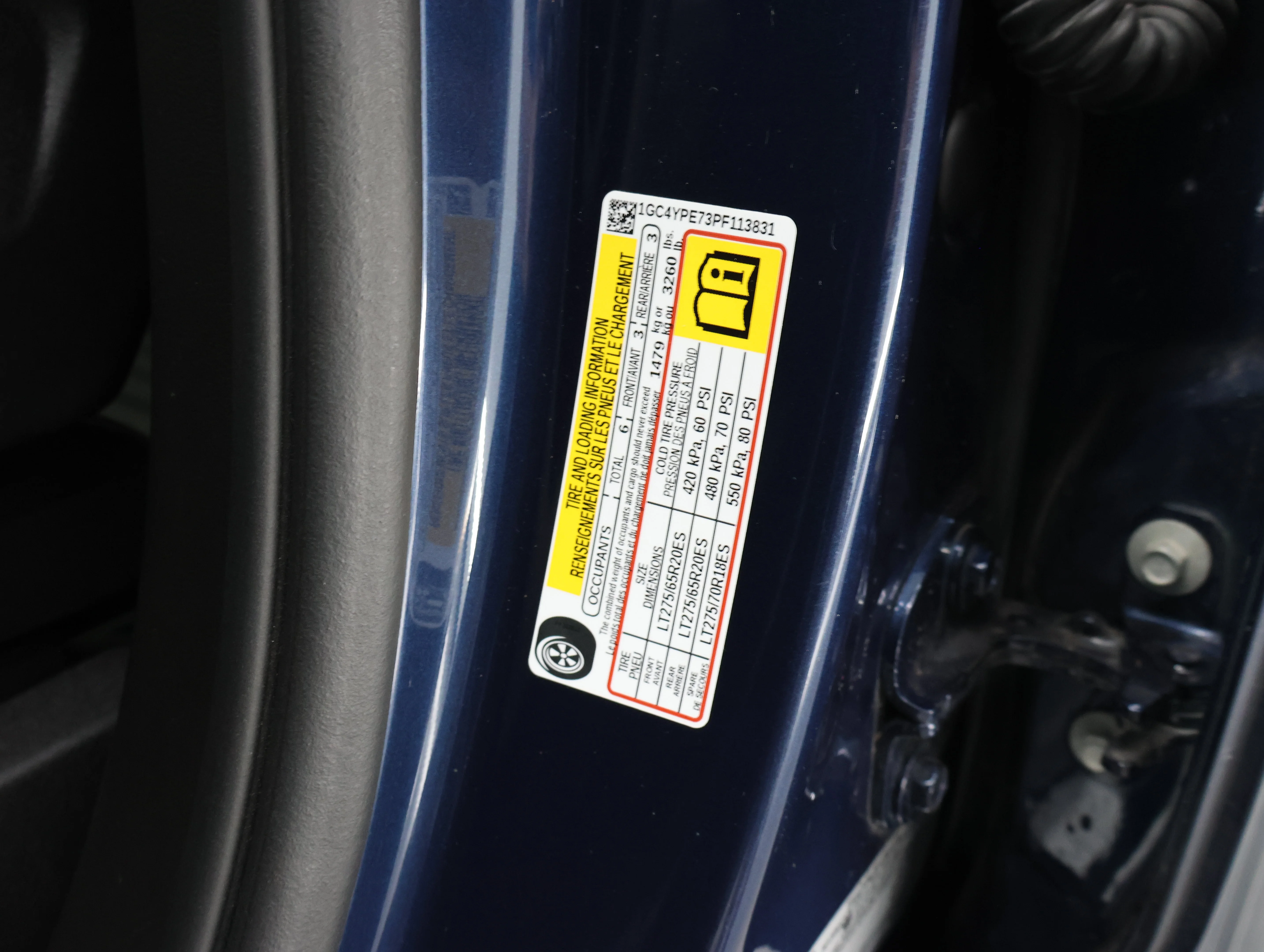Used 2023 Northsky Blue Metallic Chevrolet LTZ image 62