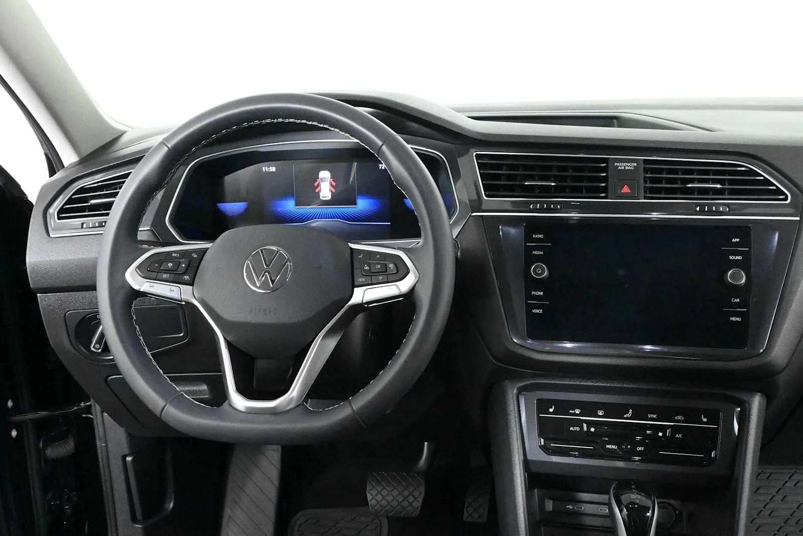 Certified Used 2023 Deep Black Pearl Volkswagen SE image 3