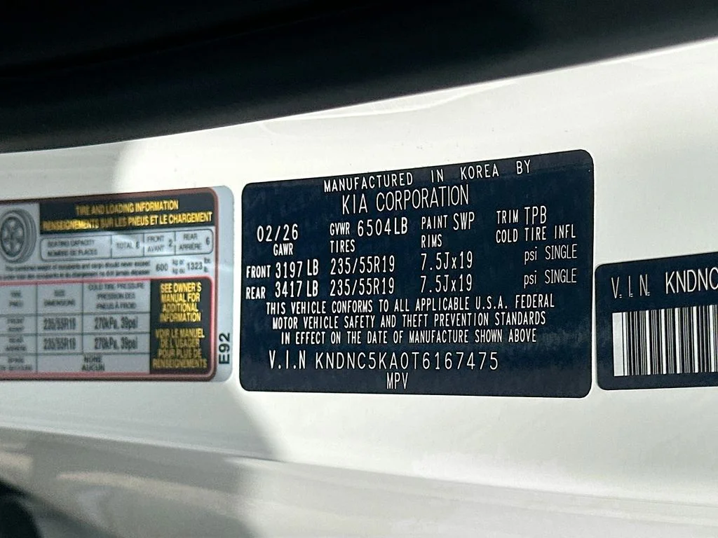 New 2026 Snow White Pearl Kia EX image 33