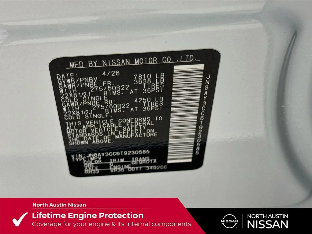 New 2026 White Nissan Platinum Reserve image 44