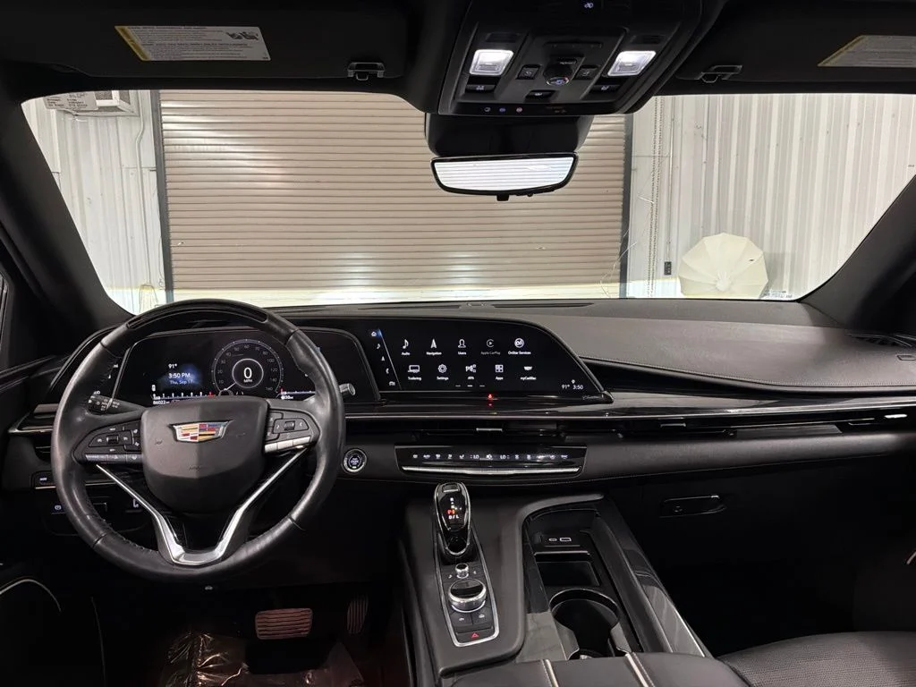 Used 2023 Crystal White Tricoat Cadillac Sport image 43