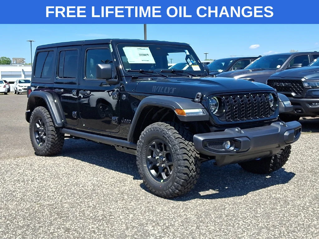 New 2026 Black Clear-Coat Exterior Paint Jeep Willys image 1