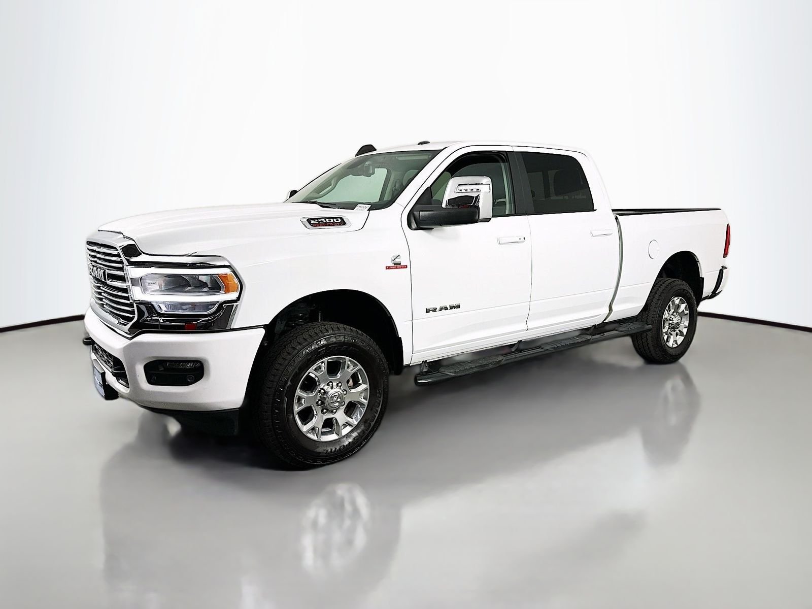 Used 2024 Bright White Clearcoat Ram Laramie image 3
