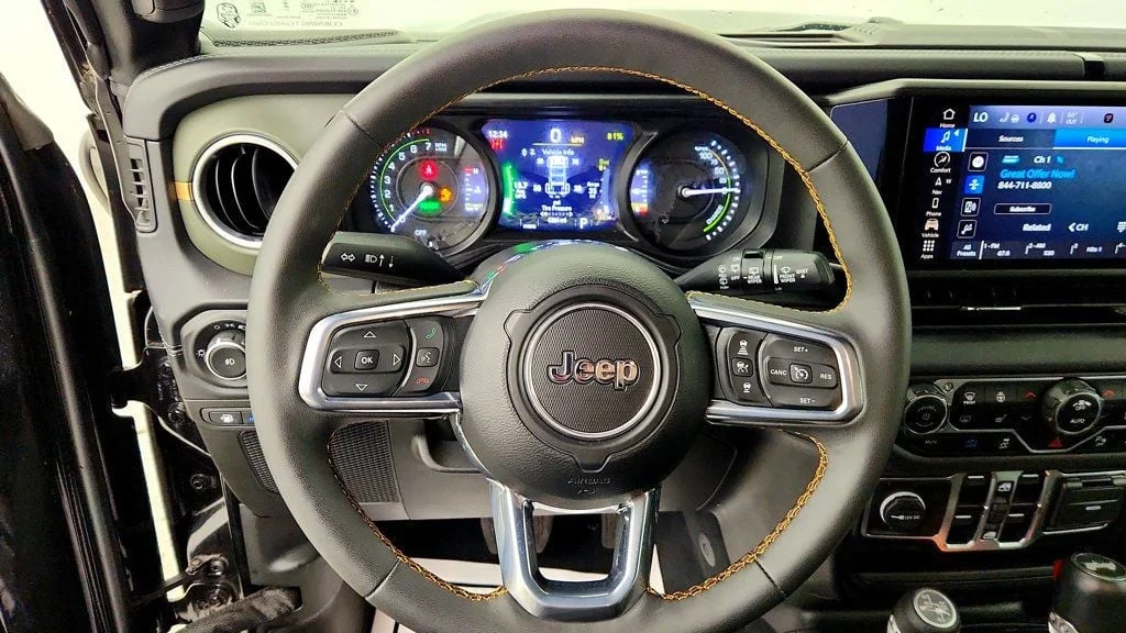 Used 2024 Black Clearcoat Jeep High Altitude 4x4 image 14