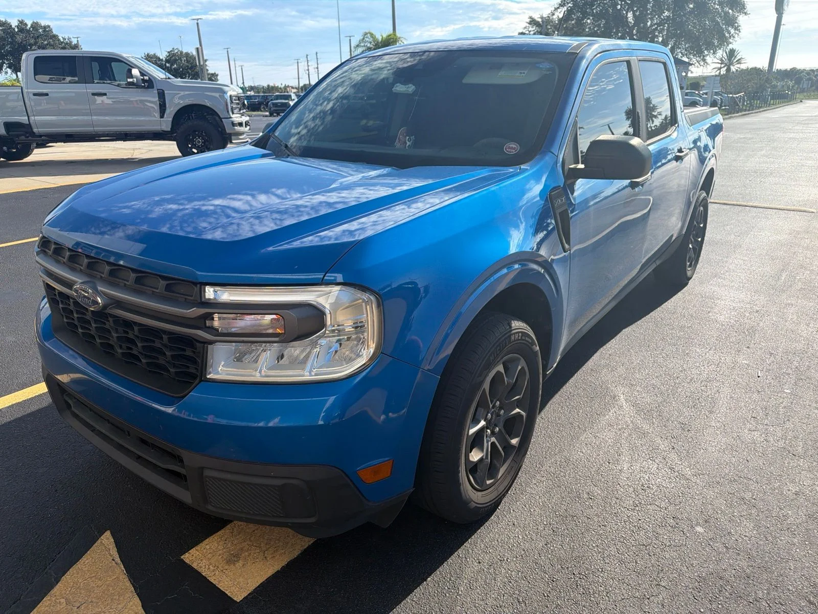 Certified Used 2022 Blue Ford XLT image 5