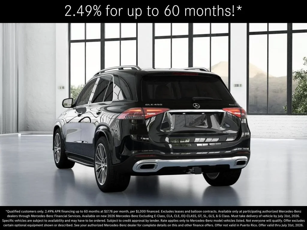 New 2026 Obsidian Black Metallic Mercedes-Benz GLE 450 image 69