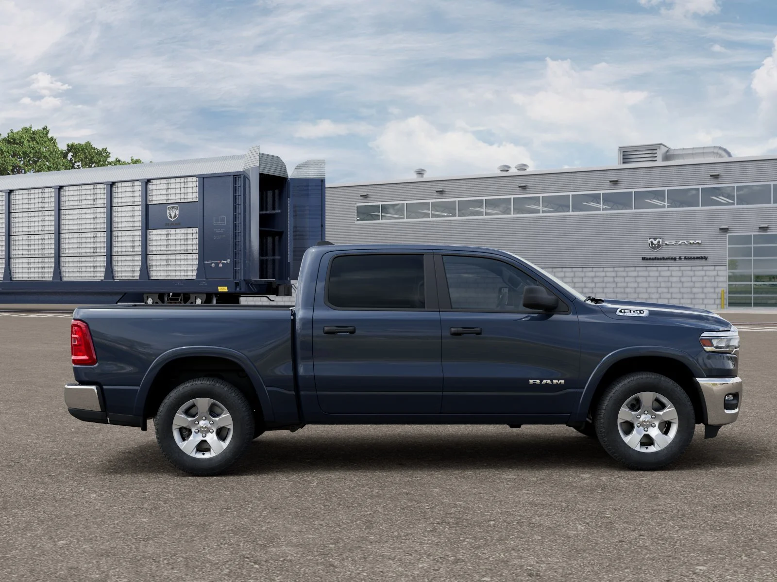 New 2026 Forged Blue Metallic Exterior Paint RAM BIG HORN image 12