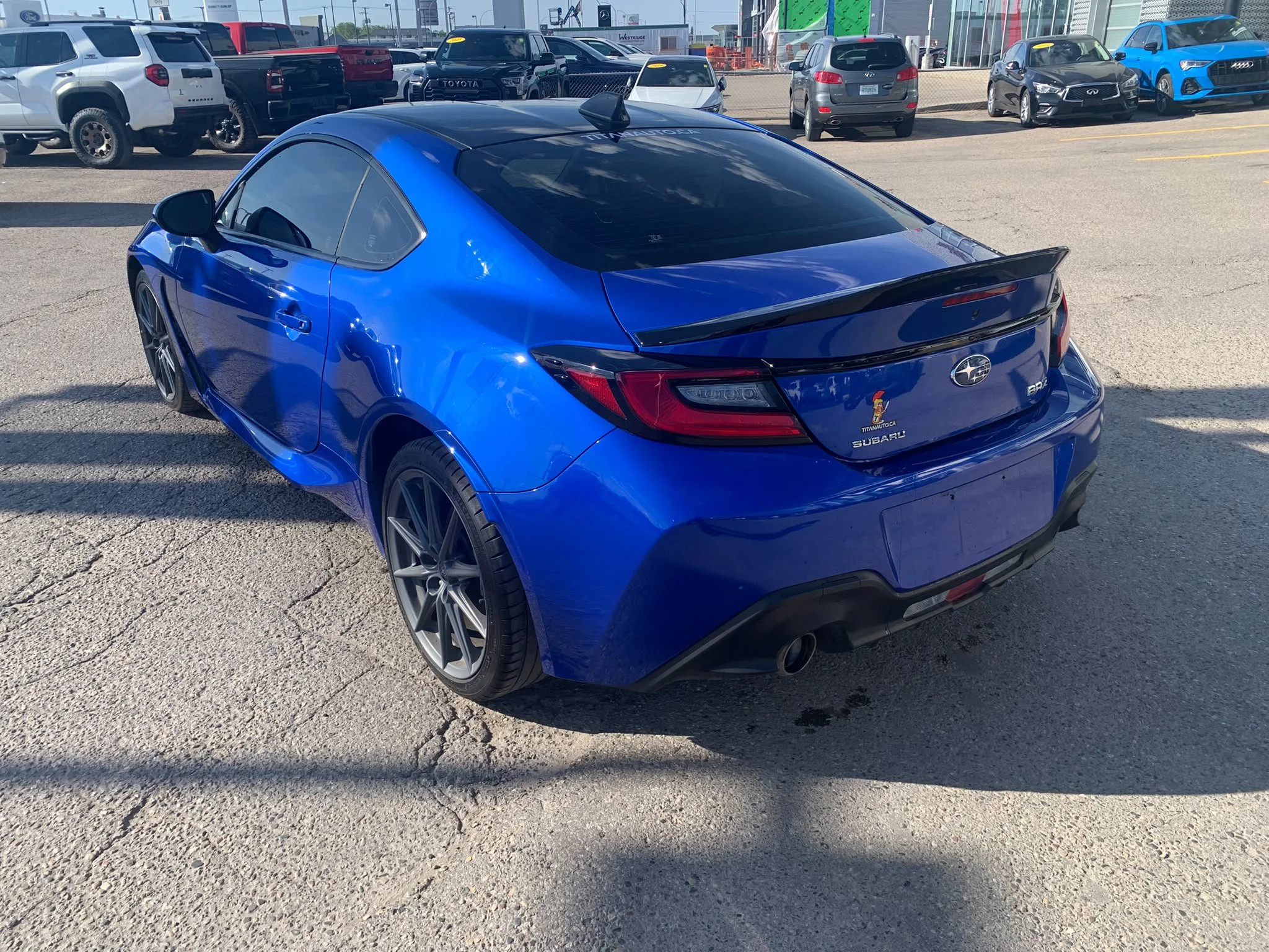 Certified Used 2023 World Rally Blue Subaru Sport-Tech*6spd Manual | World Rally Blue Pearl | Htd Suede Seats | Blind Spot Detection | CarPlay image 9
