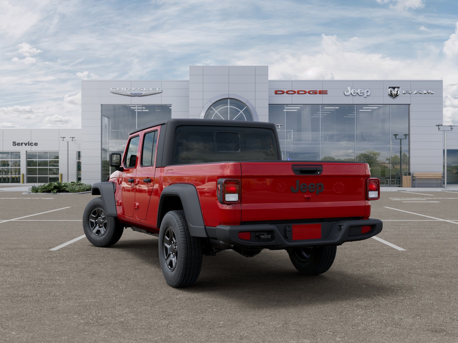 New 2026 Firecracker Red Clear-Coat Exterior Paint Jeep Sport image 34