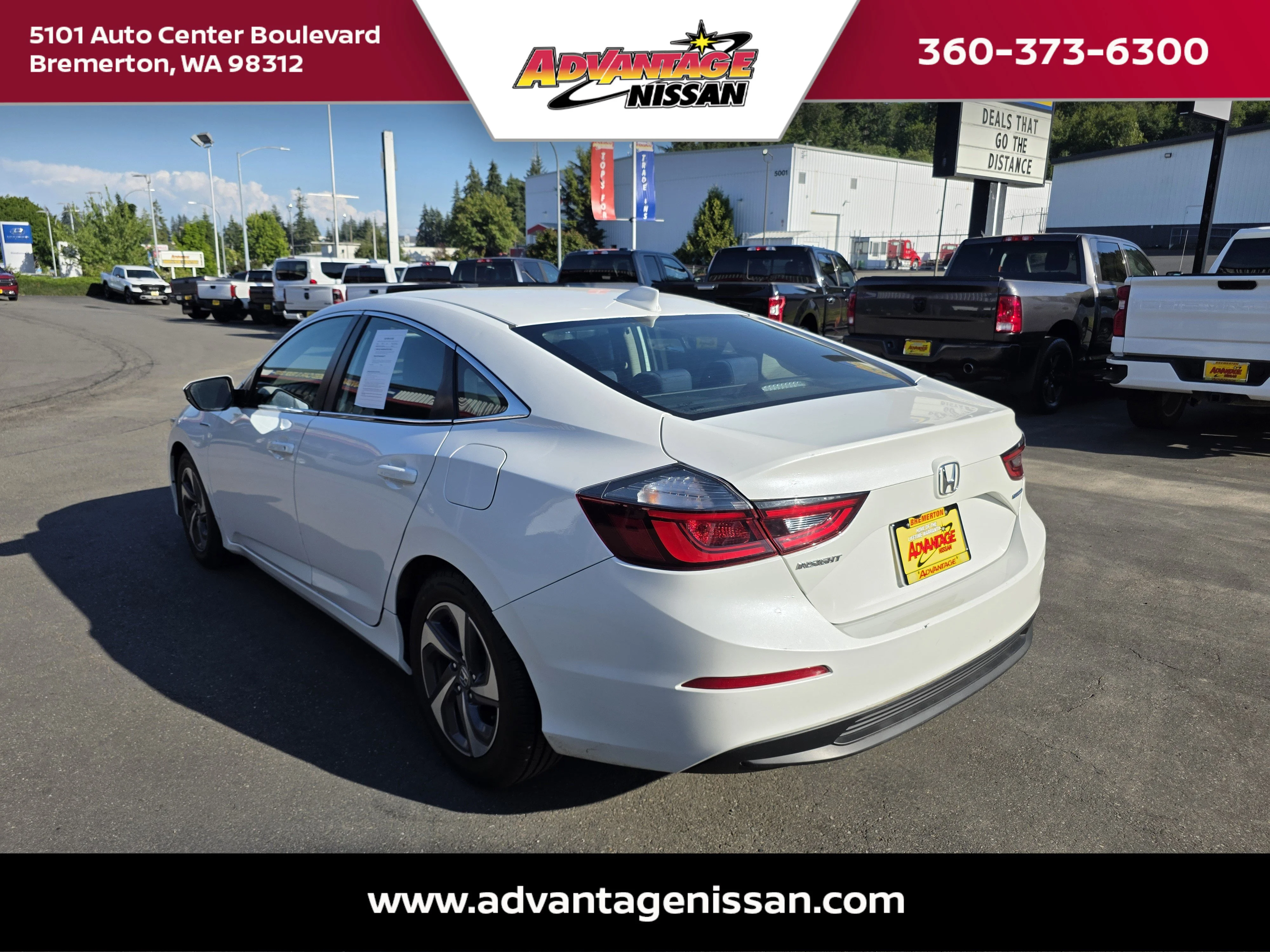 Used 2019 White Orchid Pearl Honda LX image 3