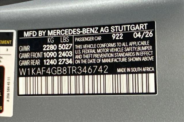 New 2026 Cirrus Silver Metallic Mercedes-Benz C 300 image 60