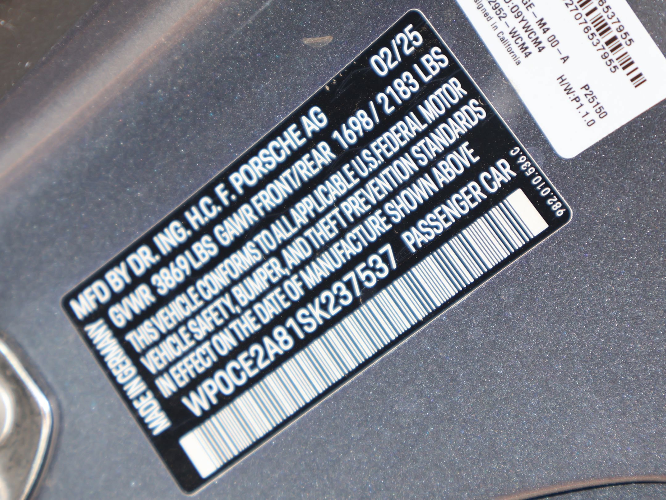 Certified Used 2025 Vanadium Grey Metallic Porsche RS image 26