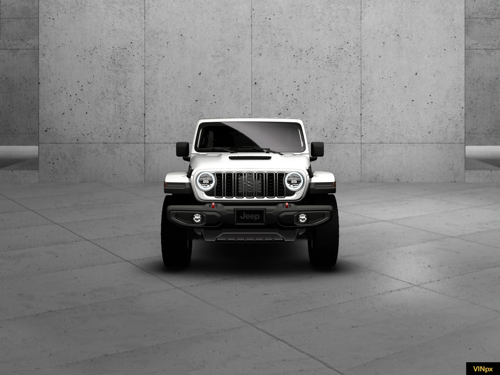New 2026 Bright White Clear-Coat Exterior Paint Jeep Rubicon image 11