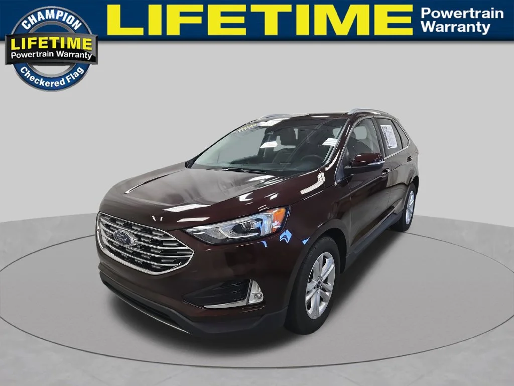 Certified Used 2020 Red Ford SEL image 1