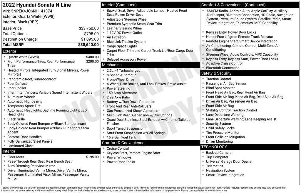 Used 2022 Gray Hyundai N Line image 10