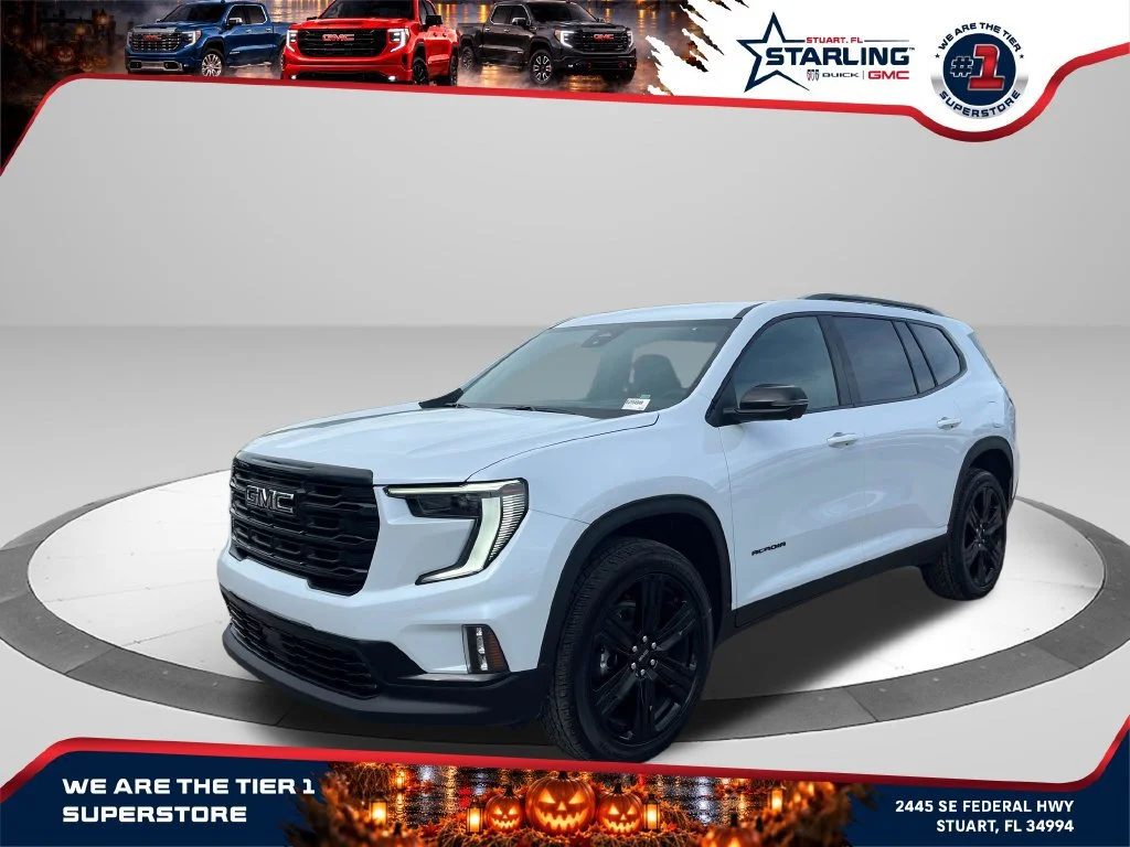 New 2027 Glacier White Tricoat GMC Elevation image 1
