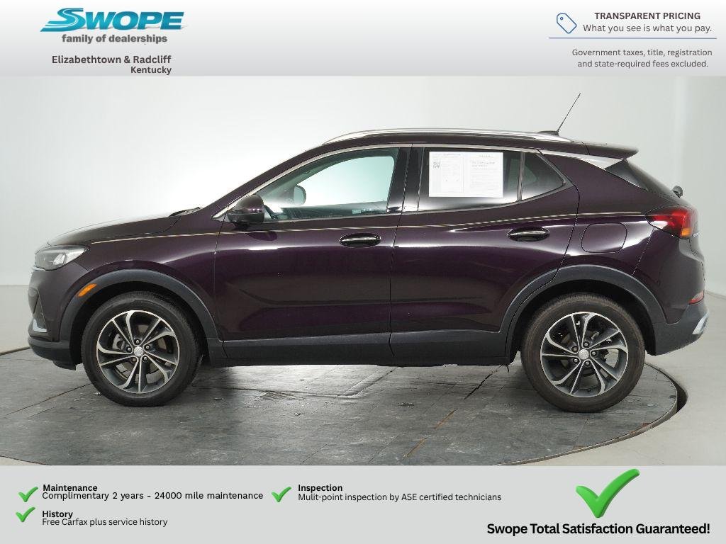 Used 2021 Black Currant Metallic Buick Essence image 6