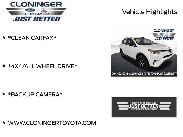 Used 2017 White Toyota LE image 3