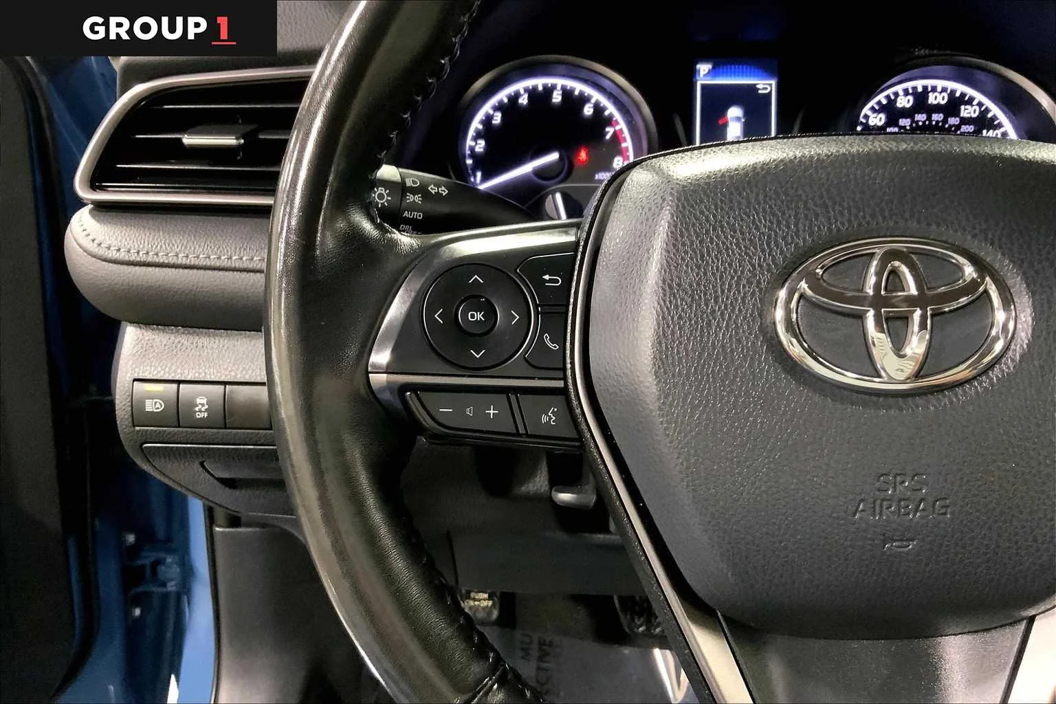 Certified Used 2024 Cavalry Blue Toyota SE image 24