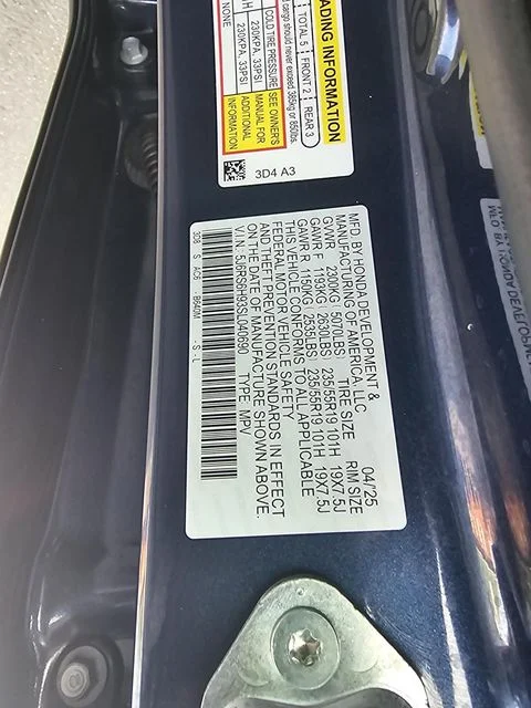 Certified Used 2025 Canyon River Blue Metallic Honda Sport Touring image 42