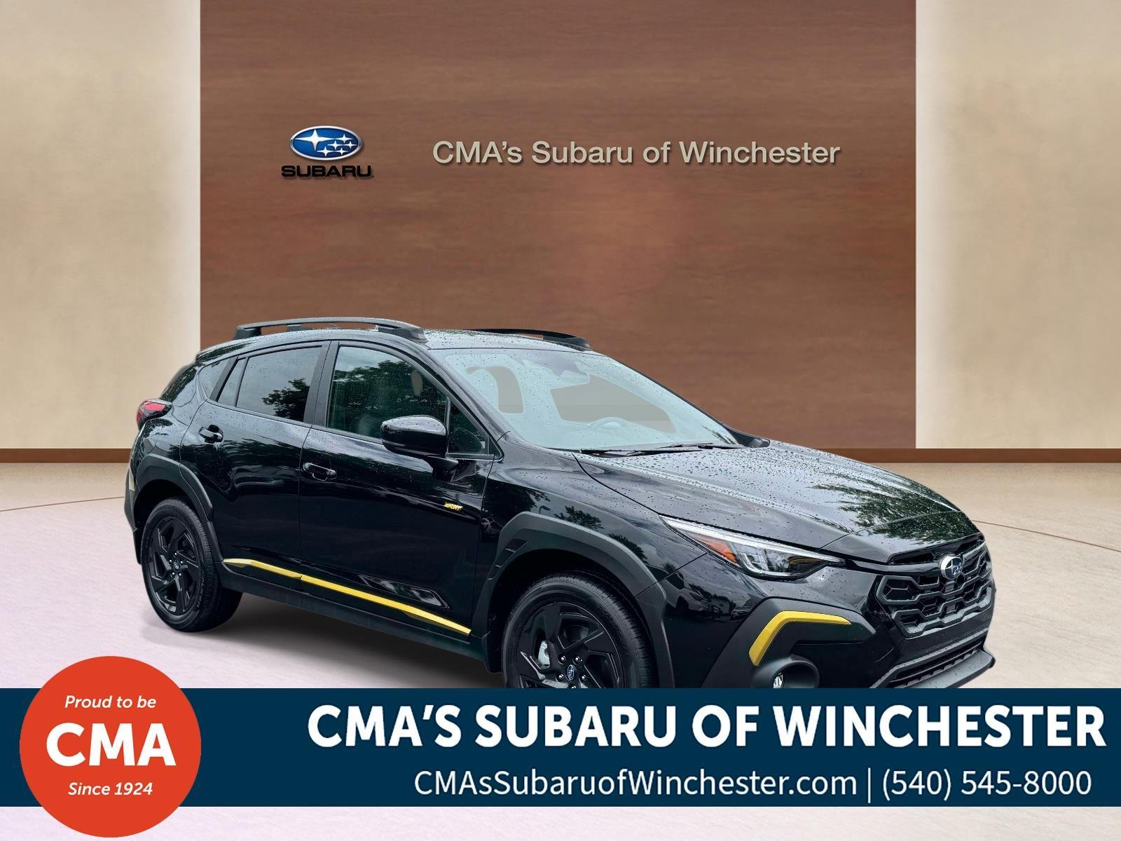 Certified Used 2025 Crystal Black Silica Subaru Sport image 1