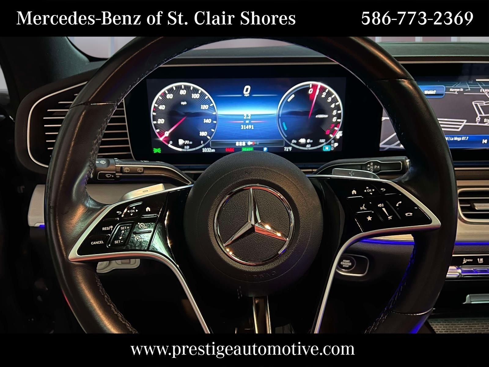 Certified Used 2024 Blue Mercedes-Benz GLE 450e image 20