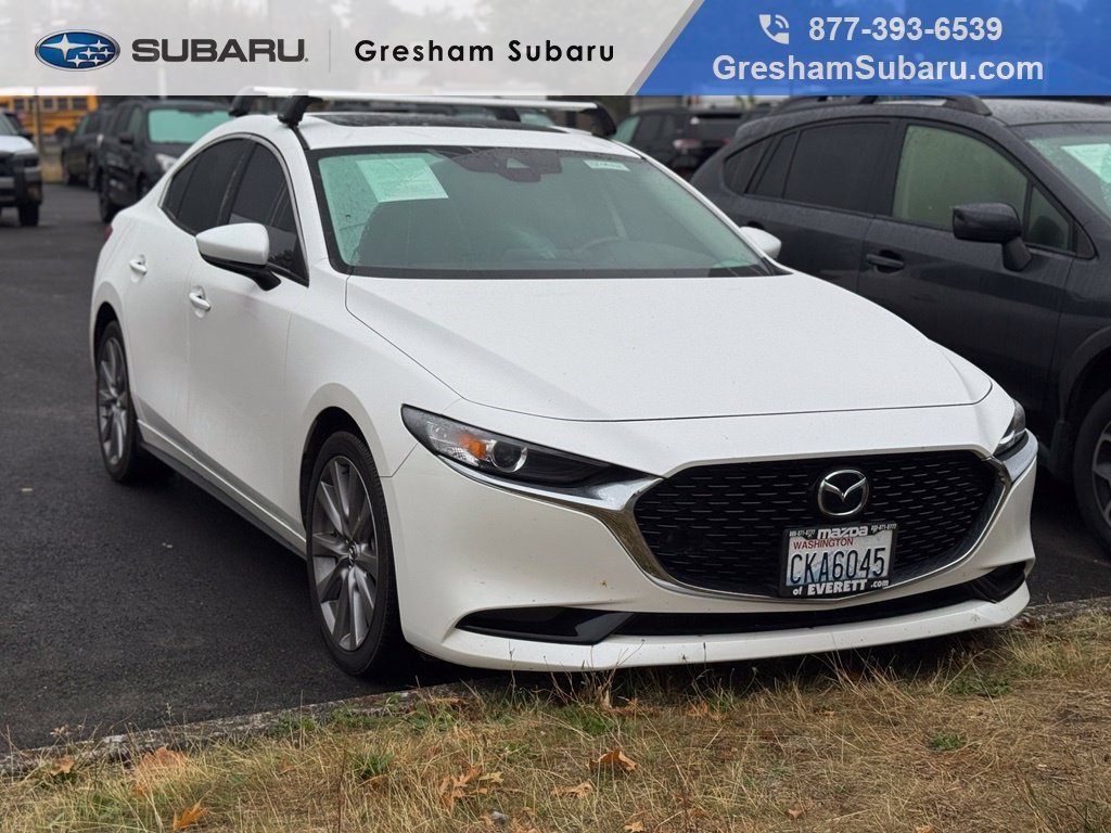 Used 2023 Snowflake White Pearl Mica Mazda 2.5 S Preferred Package image 1