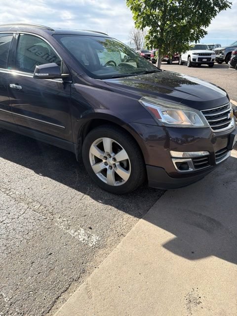Used 2015 Chevrolet Traverse LTZ with VIN 1GNKVJKD5FJ154956 for sale in Castle Rock, CO