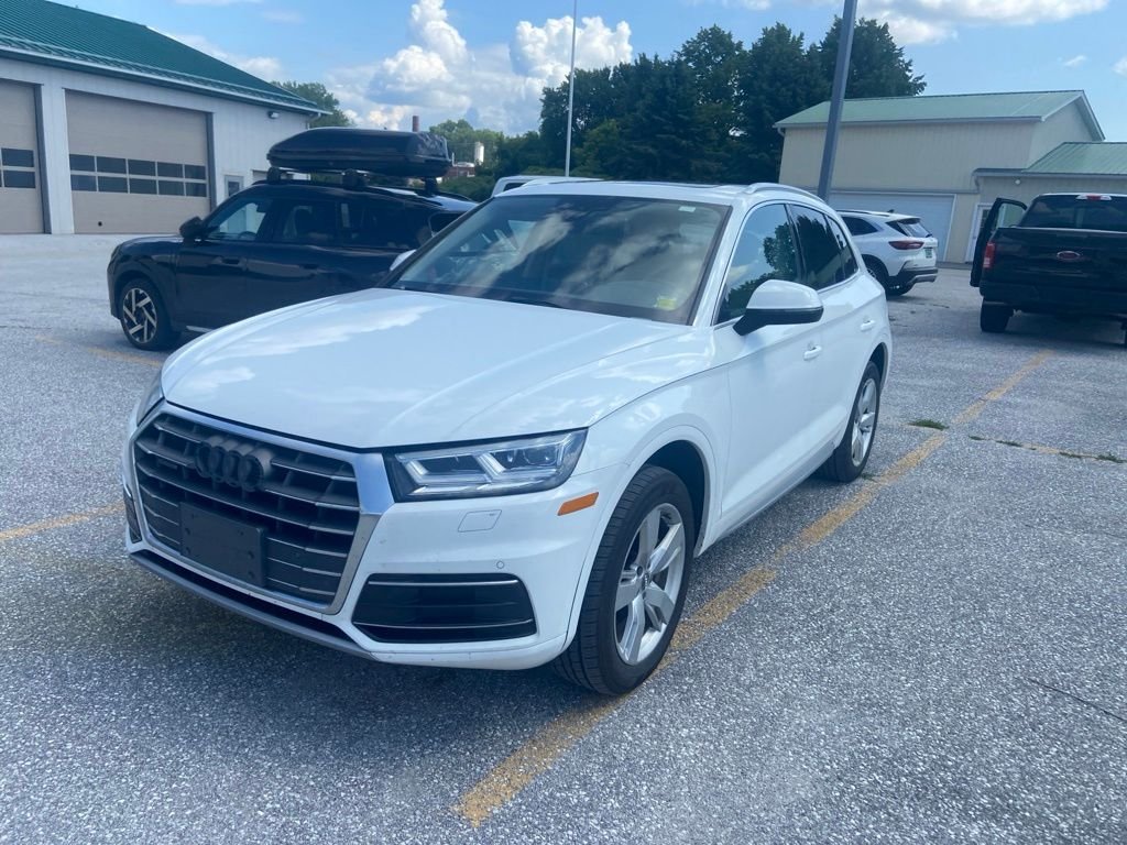 Used 2018 Ibis White Audi 2.0T Premium Plus image 3