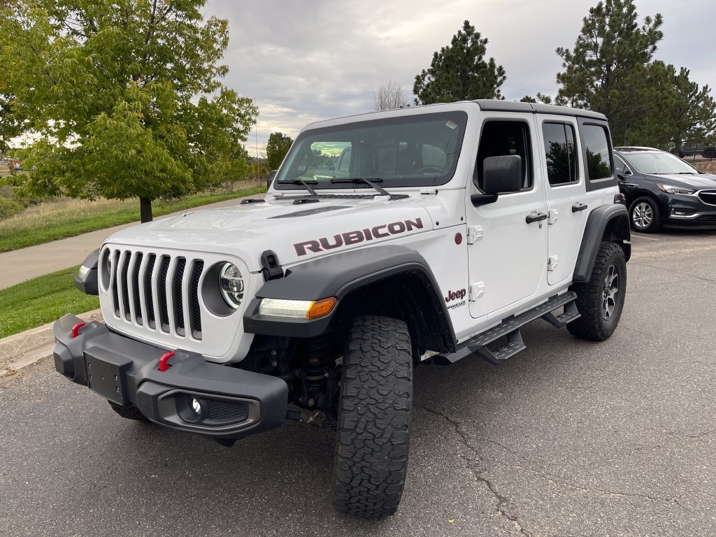 Used 2020 White Jeep Unlimited Rubicon image 2
