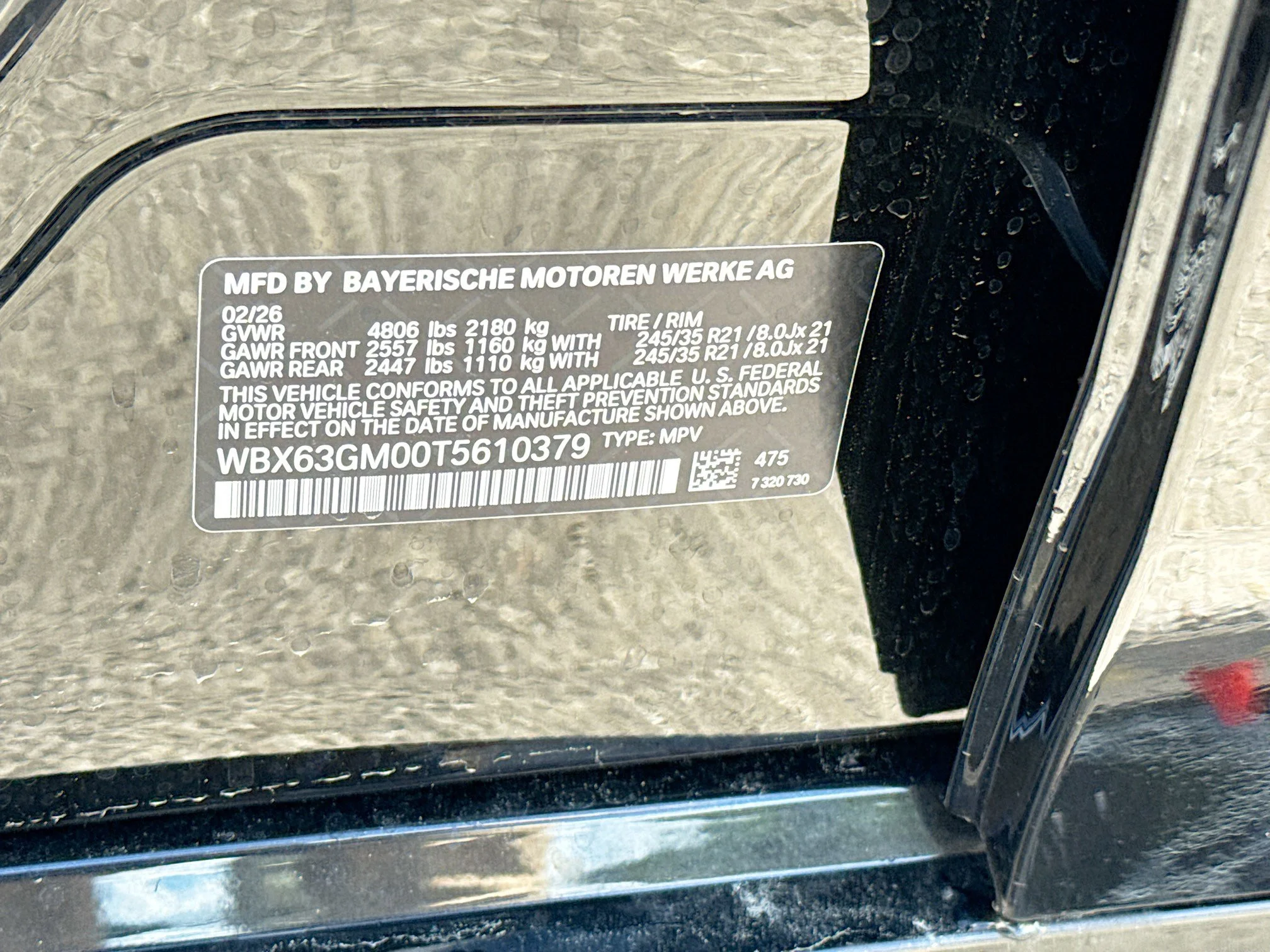 New 2026 Black Sapphire Metallic BMW xDrive28i image 42