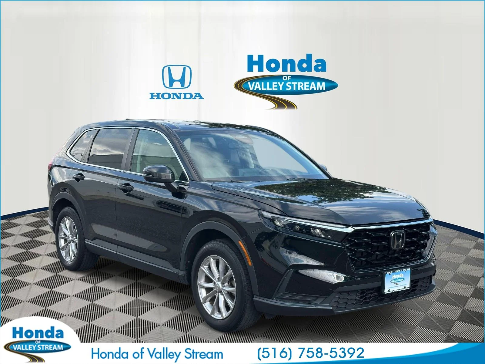 Certified Used 2024 Black Honda EX image 1